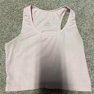 Light pink crop top